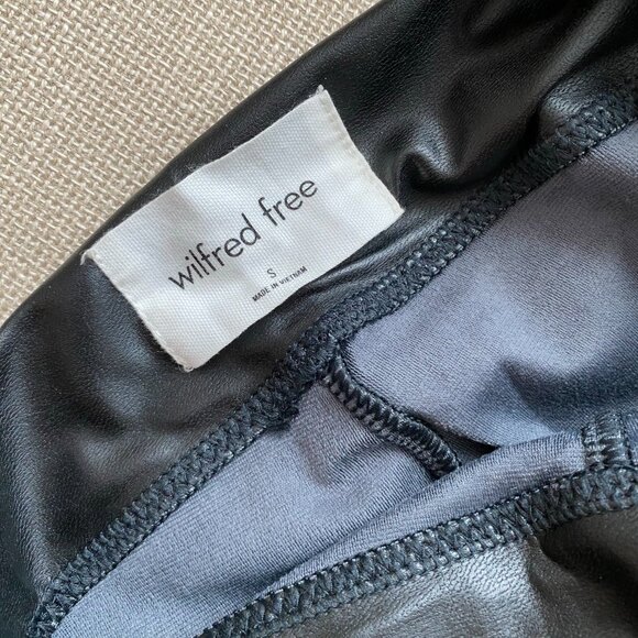 EUC Aritzia Daria Vegan Leather Leggings - Picture 3 of 3